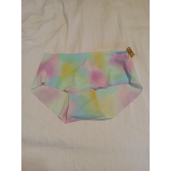 Victoria's Secret Medium Pink Ombre Tie Dye Boyshort Panties Pink Sunset - Picture 1 of 5